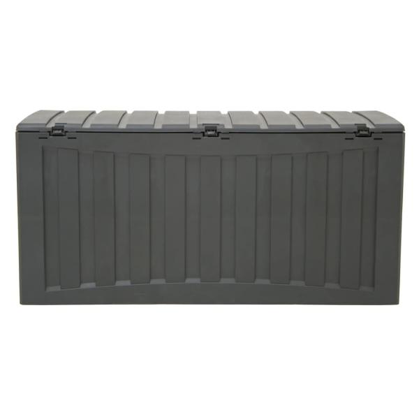 Truhe Schwarz 118x53x57 cm Polypropylen