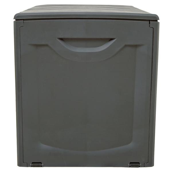 Truhe Schwarz 118x53x57 cm Polypropylen