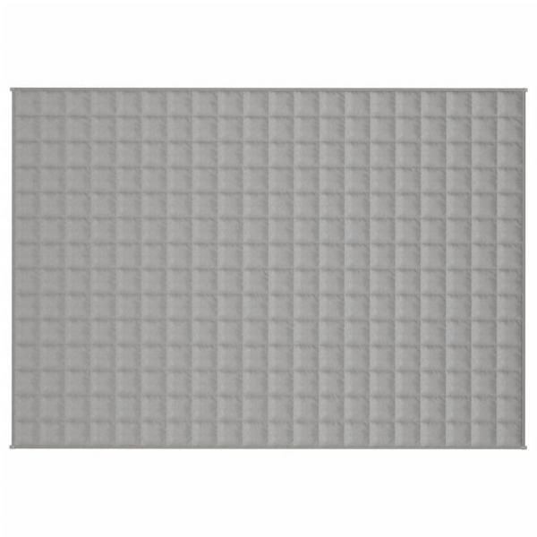 Gewichtsdecke Grau 137x200 cm 10 kg Stoff