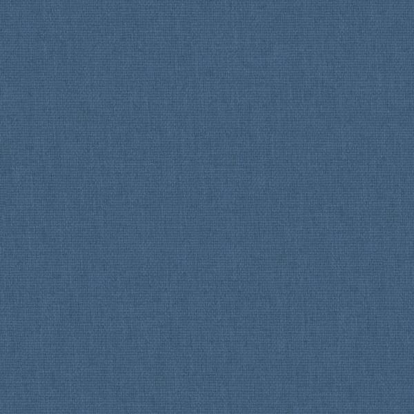 Babybett mit Matratze Marineblau Leinenstoff