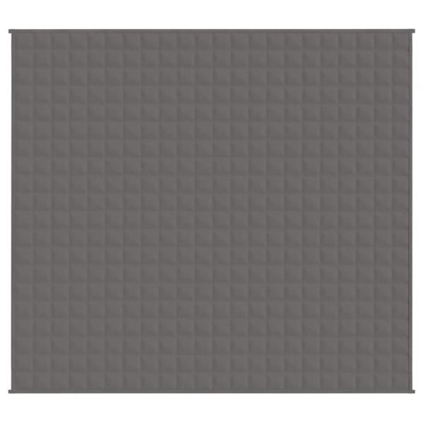 Gewichtsdecke Grau 200x230 cm 9 kg Stoff