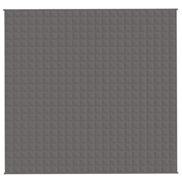 Gewichtsdecke Grau 220x240 cm 11 kg Stoff