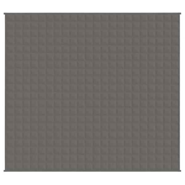 Gewichtsdecke Grau 200x230 cm 13 kg Stoff