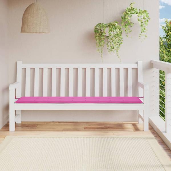 ARDEBO.de - Gartenbank-Auflage Rosa 200x50x3 cm Stoff