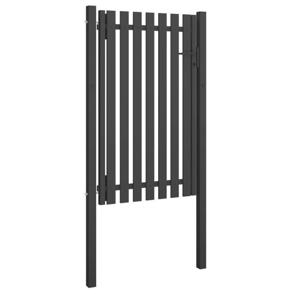 Gartentor Stahl 1x2 m Anthrazit