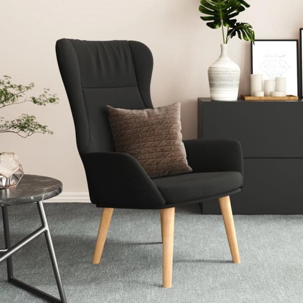 ARDEBO.de - Relaxsessel Schwarz Stoff