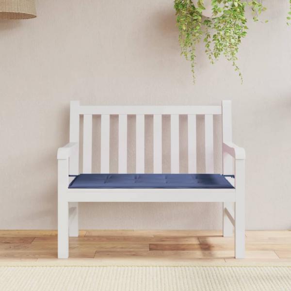 ARDEBO.de - Gartenbank-Auflage Marineblau 120x50x3 cm Oxford-Gewebe