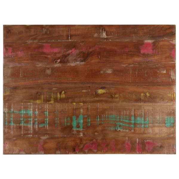 ARDEBO.de - Tischplatte 90x70x2,5 cm Rechteckig Altholz Massiv