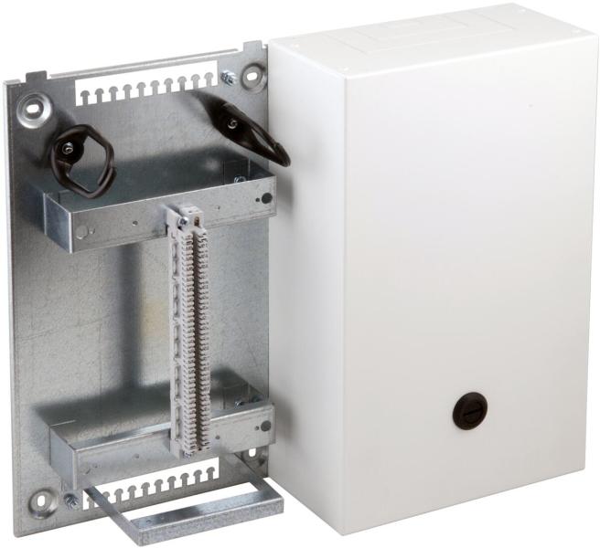 ARDEBO.de EFB-Elektronik VKA4 Gehäuse inkl. Grundplatte und VKA Montagesatz 20DA, Stahlblech, weiß (46018N.1V20)