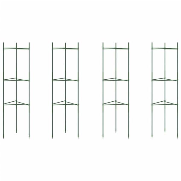 Tomatenkäfige 4 Stk. 116 cm Stahl und PP