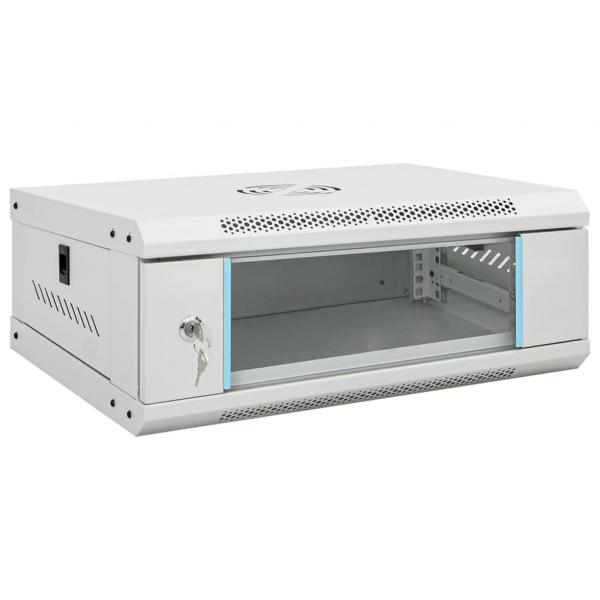 ARDEBO.de - 4U Wand-Netzwerkschrank 19" IP20 53x40x21 cm