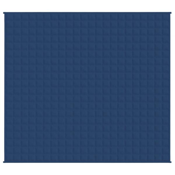 Gewichtsdecke Blau 220x230 cm 11 kg Stoff