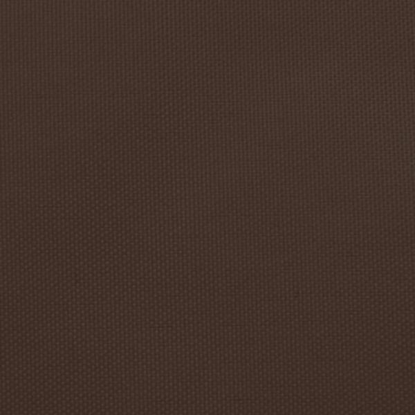 Sonnensegel Oxford-Gewebe Rechteckig 4x6 m Braun