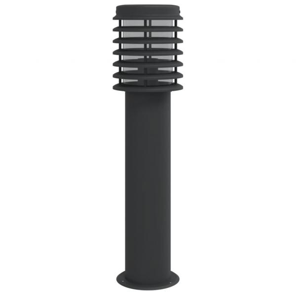 Wegeleuchte Schwarz 60 cm Edelstahl