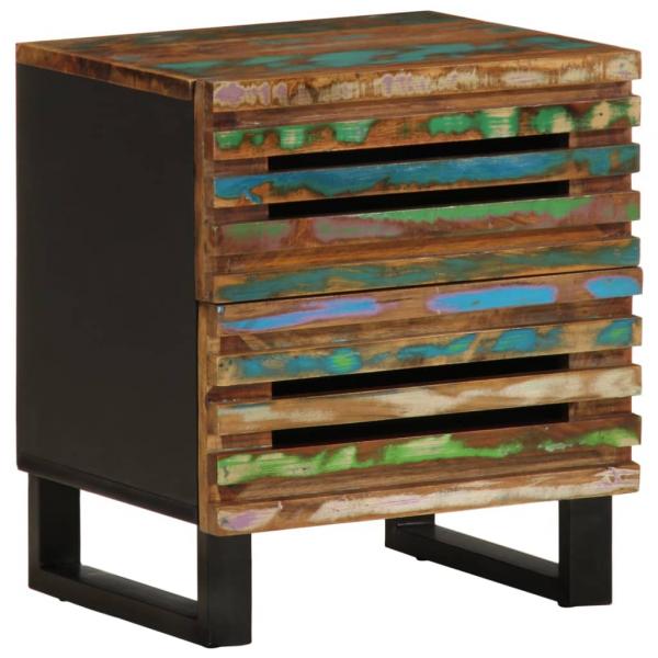 ARDEBO.de - Nachttisch 40x34x46 cm Altholz Massiv