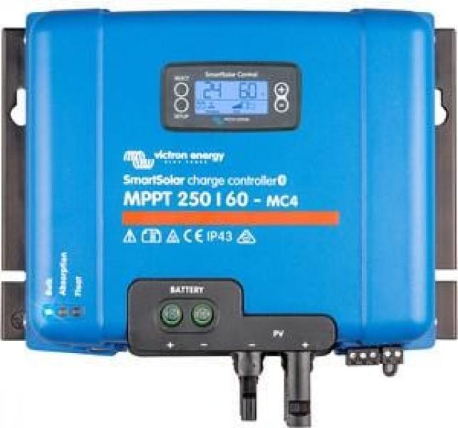 ARDEBO.de Victron Smart Solar Laderegler MPPT 250/60-MC4, blau (SCC125060321)