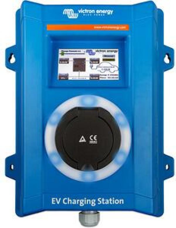 ARDEBO.de Victron Wallbox EV Ladestation 22 kW 3-phasig, 32A, blau(EVC300400300)