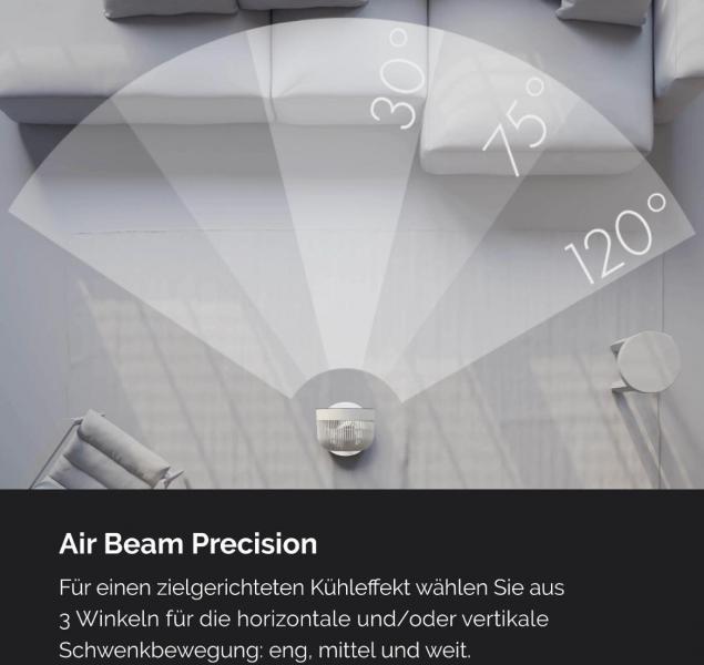 Meaco MeacoFan Sefte Standventilator, weiß (5060409604105)