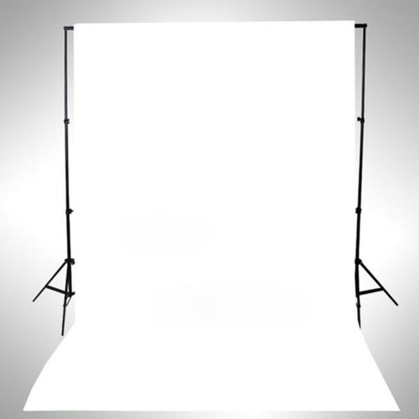 Fotostudio-Set mit Lampen und Hintergrundsystem