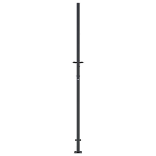 Gartentor Anthrazit 105x205 cm Stahl Baum-Design
