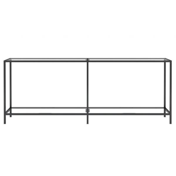 Konsolentisch Transparent 200x35x75,5 cm Hartglas