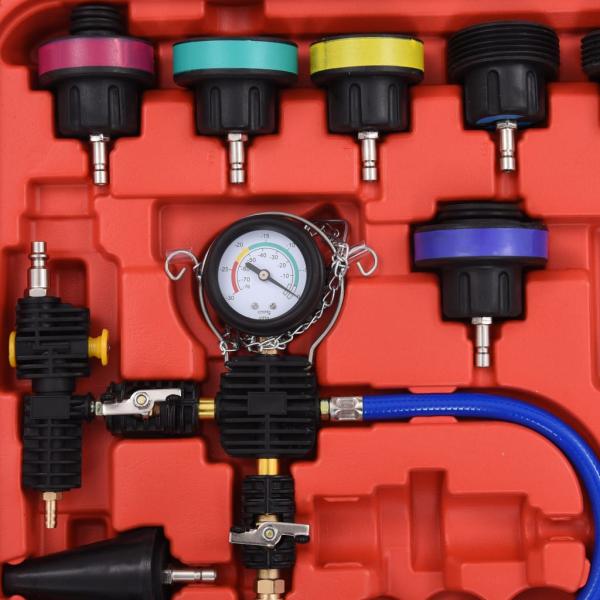 28-tlg. Drucktester Werkzeugset für Kühlsysteme  
