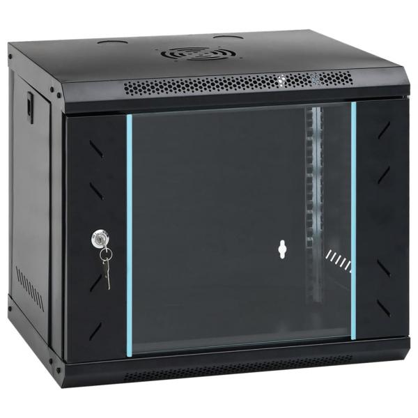 ARDEBO.de - 9U Wand-Netzwerkschrank 19" IP20 53x40x45 cm