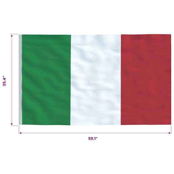 Flagge Italiens 90 x 150 cm