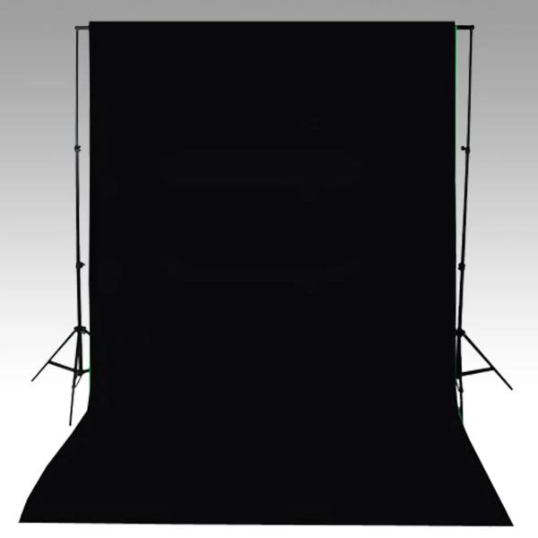 Fotostudio-Set mit Lampen und Hintergrundsystem