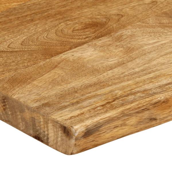 Tischplatte mit Baumkante 100x40x3,8 cm Massivholz Mango