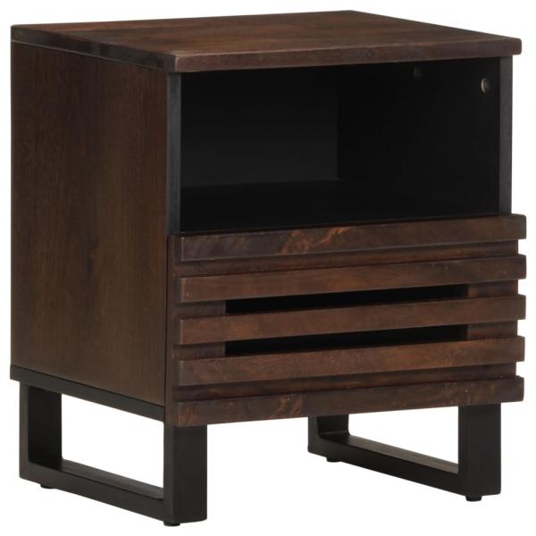 ARDEBO.de - Nachttisch 40x34x46 cm Massivholz Mango