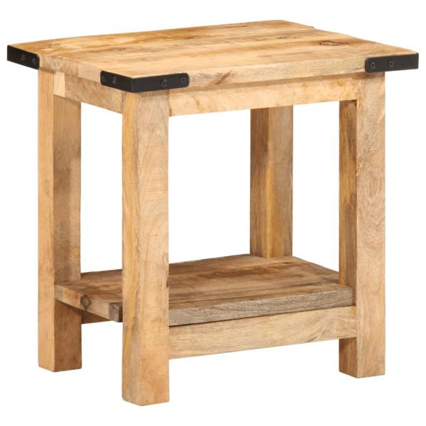 ARDEBO.de - Beistelltisch 40x30x40 cm Raues Massivholz Mango