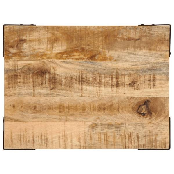 Beistelltisch 40x30x40 cm Raues Massivholz Mango