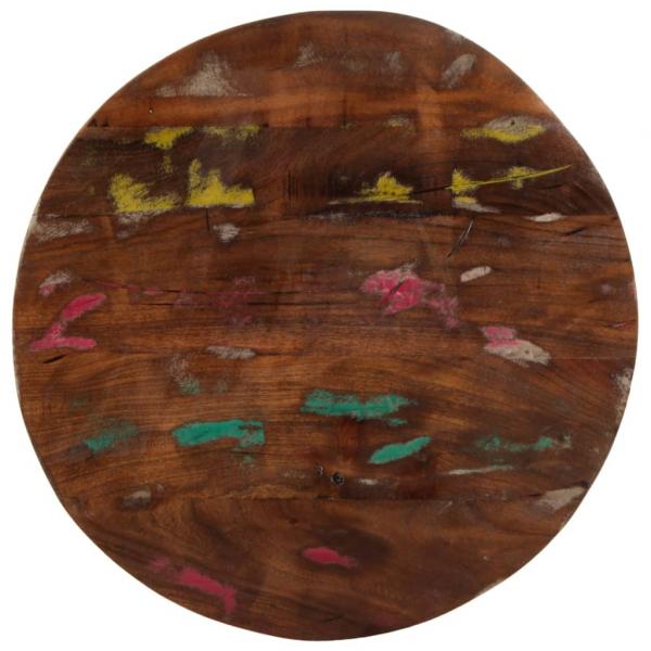 ARDEBO.de - Tischplatte Ø 80x3,8 cm Rund Altholz Massiv