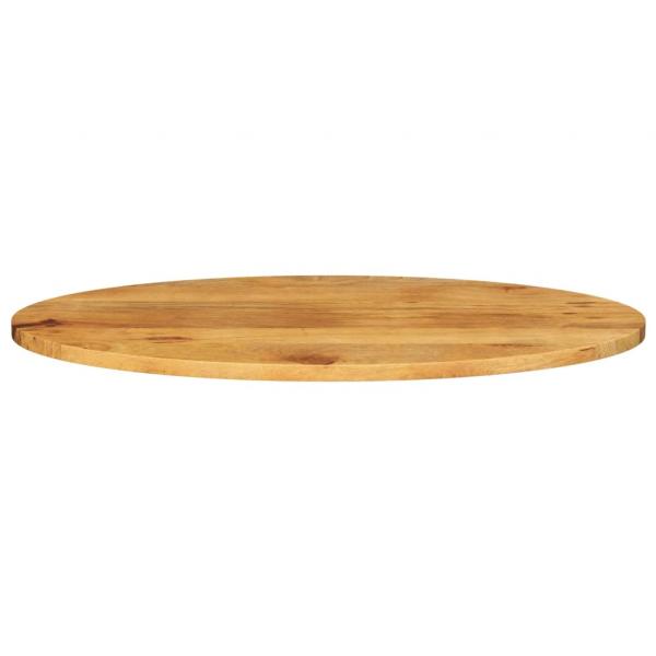 Tischplatte 100x40x2,5 cm Oval Massivholz Mango