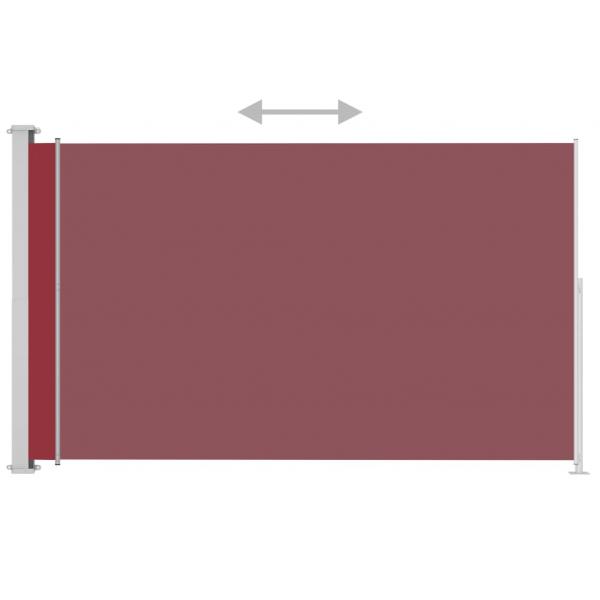 Seitenmarkise Ausziehbar 220x300 cm Rot