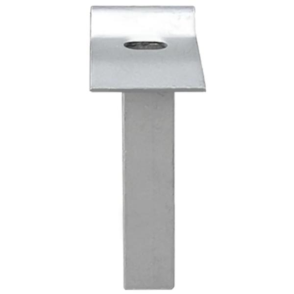 Maschen-Gartentor verzinkter Stahl 400 x 150 cm Grau