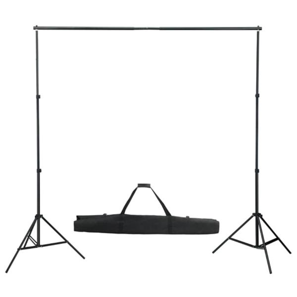 Fotostudio-Set mit Lampen-Set und Hintergrund
