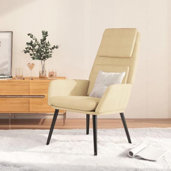 ARDEBO.de - Relaxsessel Creme Stoff