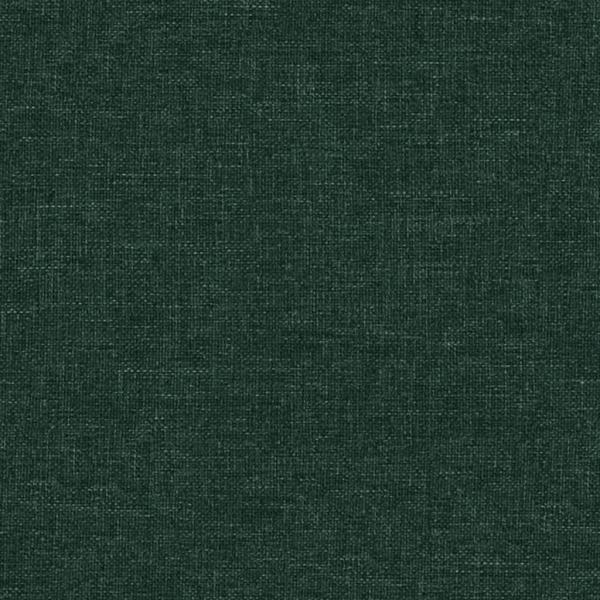 Relaxsessel mit Hocker Dunkelgrün Stoff