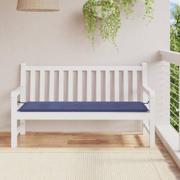 ARDEBO.de - Gartenbank-Auflage Marineblau 150x50x3 cm Oxford-Gewebe
