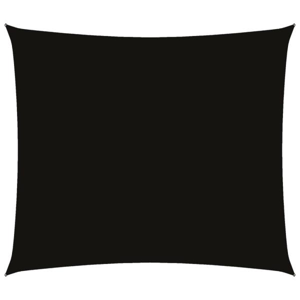 Sonnensegel Oxford-Gewebe Rechteckig 2x2,5 m Schwarz