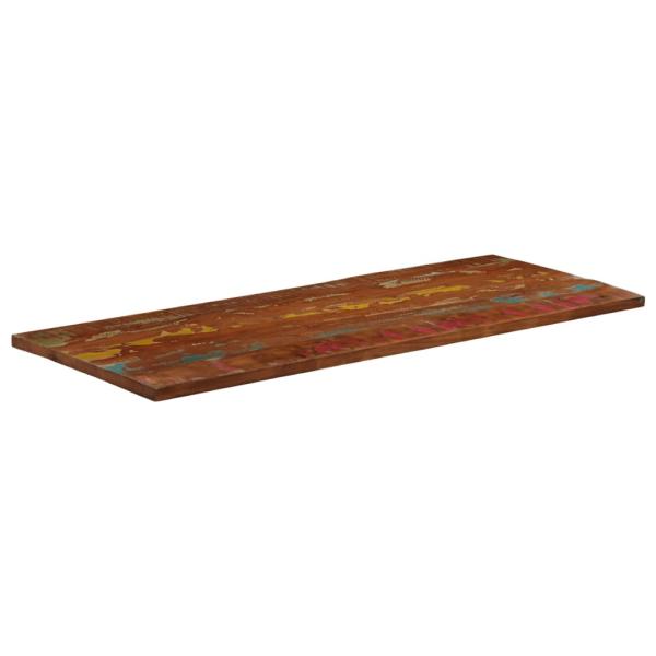 Tischplatte 160x50x3,8 cm Rechteckig Altholz Massiv