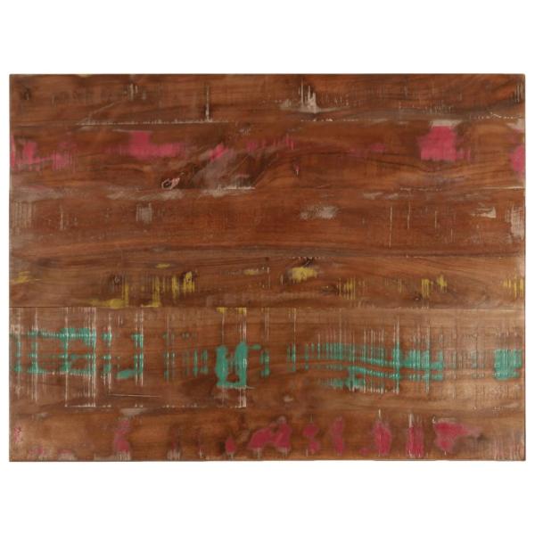 ARDEBO.de - Tischplatte 80x60x2,5 cm Rechteckig Altholz Massiv