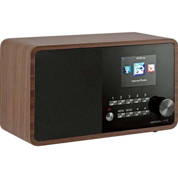 ARDEBO.de - i110 WLAN-Internet-Radio mit Media-Player-Funktion Holzoptik
