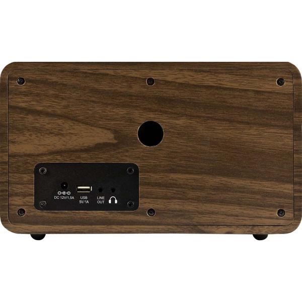 i110 WLAN-Internet-Radio mit Media-Player-Funktion Holzoptik