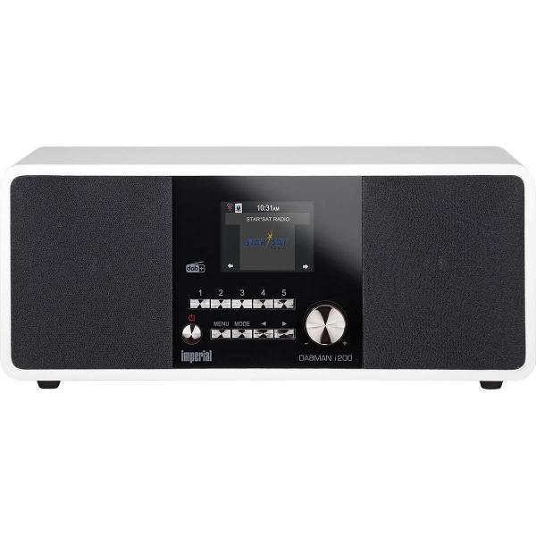 DABMAN i200 Multifunktionales Stereo-Radio DAB+ / FM / Internet Weiß