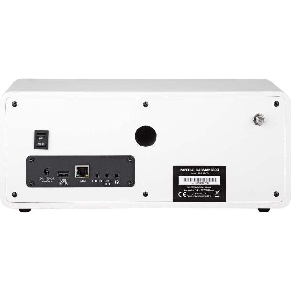 DABMAN i200 Multifunktionales Stereo-Radio DAB+ / FM / Internet Weiß