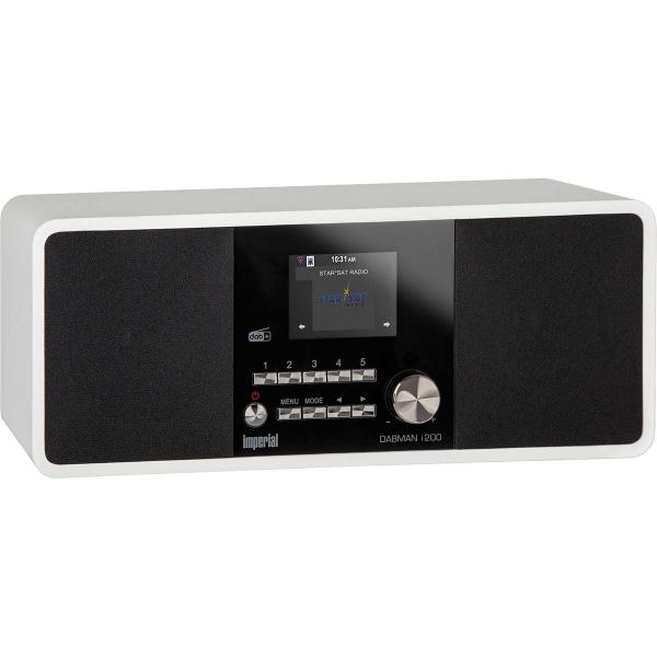 DABMAN i200 Multifunktionales Stereo-Radio DAB+ / FM / Internet Weiß
