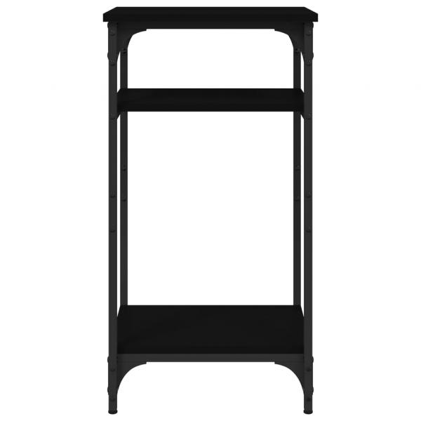 Beistelltisch Schwarz 40x30x75 cm Holzwerkstoff